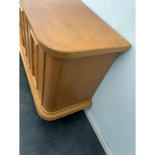 Ash Sideboard with Carved Panels, 1930s For Sale - Image 6 of 18