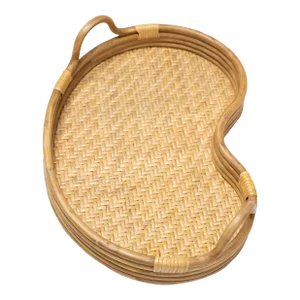 Lily Pad Rattan Tray, Large