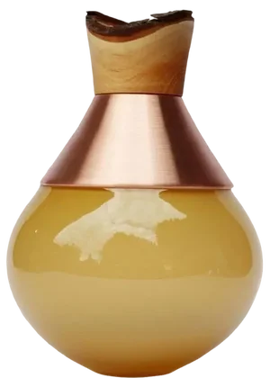 Small Candy Caramel India Vase by Pia Wüstenberg
