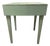 Vintage Sage Green Primitive Farmhouse Table For Sale