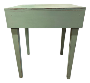 Vintage Sage Green Primitive Farmhouse Table