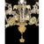 Imperial Italian Ca Rezzonico with Gold Flowers and Leaves Murano Glass, in Exhibition Piece conditions. Designed from...