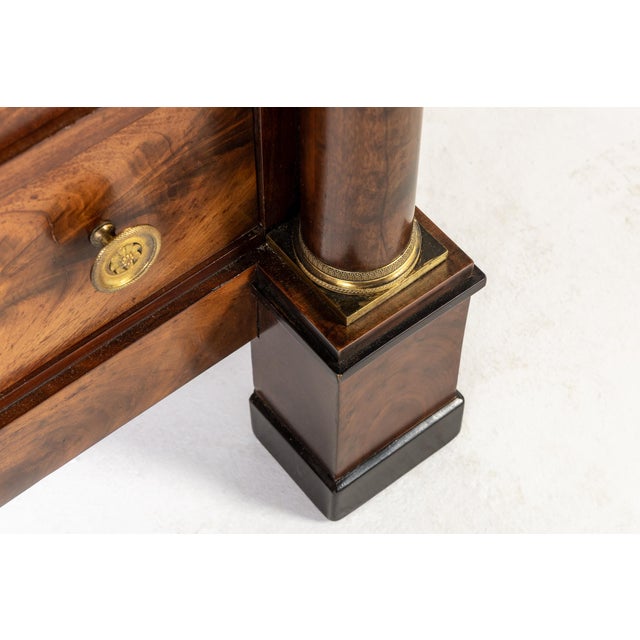 Wood Antique French Mahogany Semainier, 1800s For Sale - Image 7 of 12