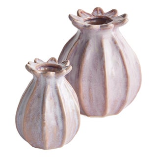 Lavinia Bud Vases, Set Of 2 For Sale