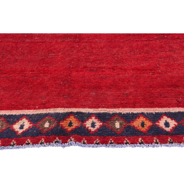 Vintage Red Persian Rug - 05'04 X 05'08 For Sale - Image 4 of 9