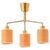 Scandinavian Modern Chandelier in Brass and Cane attributed to Hans Bergström, 1950s For Sale - Image 9 of 9