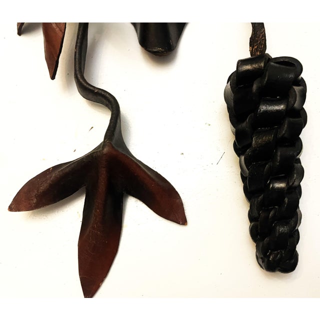 Brown Large Sculptural Wall Clock, 1970s For Sale - Image 8 of 18