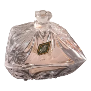 1970s Shannon Irish Crystal Covered Candy Pedestal Bowl by Godinger