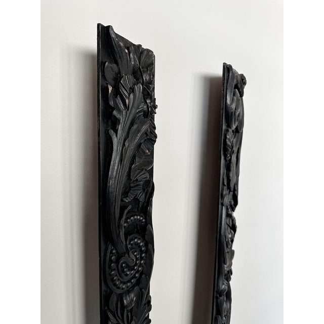 Vintage Wood Sculptures, 1890s, Set of 2 For Sale - Image 5 of 8