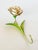 Charming vintage tole metal white rose or carnation wall hook. A great addition to a powder bath to hold the hand towel,...