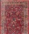 Keivan Woven Arts- Red background long antique Sarouk runner with all-over flower design, rug f-0208, country of origin /...