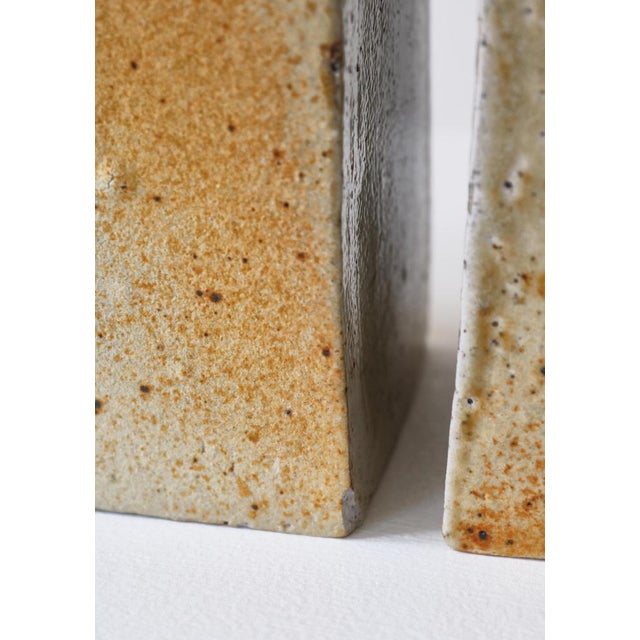 Sculptural Stoneware Vases attributed to Bente Hansen, Denmark, 1970s, Set of 3 For Sale - Image 9 of 17