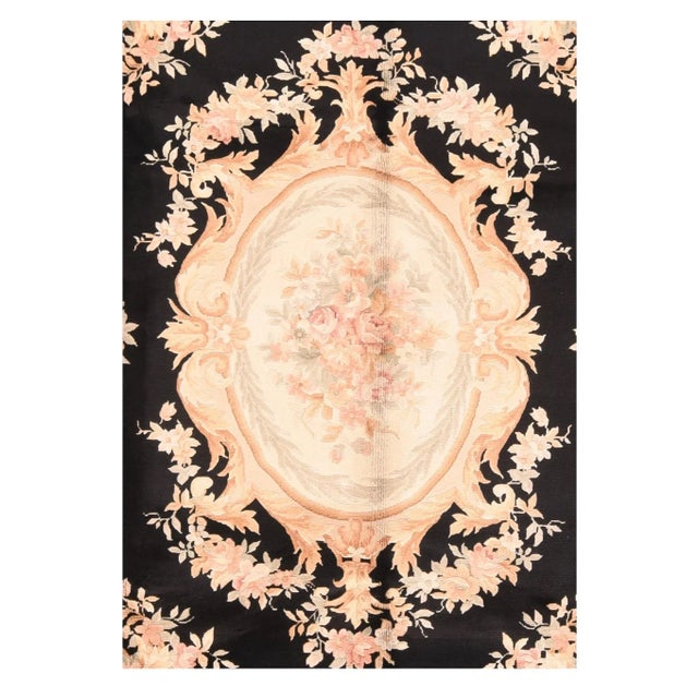 Traditional Savonnerie Rug 8' X 10' For Sale - Image 3 of 3