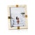 Coastal Maha Bone with Brass Trim Photo Frame- 8"x 10" For Sale - Image 3 of 3