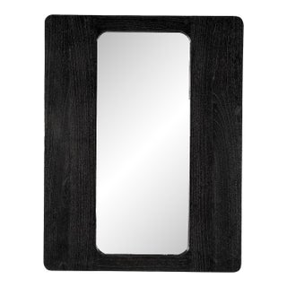 NOIR Franklin Mirror, A, Charcoal Black For Sale