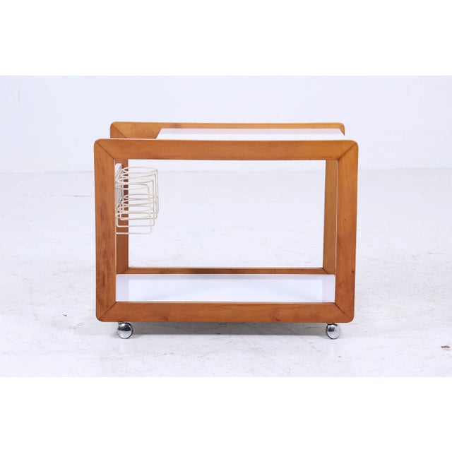 Product details wonderful vintage serving trolley from the 60s features * high-quality workmanship * with wheels * 2...