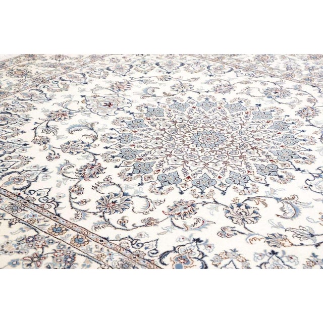 Textile Nain Rug with Floral Pattern For Sale - Image 7 of 11