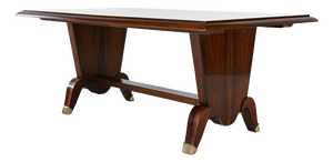 Vintage French Art Deco Rosewood Dining Table, 1930