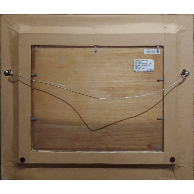 Avocado Ben Carre - Wooded Landscape at Fort Lee,VA -Oil Painting C.1915 For Sale - Image 8 of 9