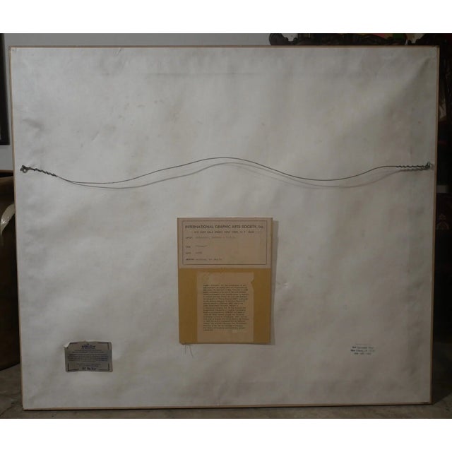 Vintage Aubrey Schwartz - "Trees" Framed Limited Edition Etching (#188/210) (1965) (American) For Sale In New Orleans - Image 6 of 7