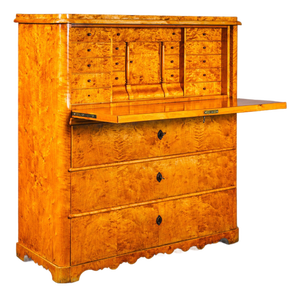 Biedermeier Secretaire in Birch