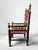 Red Vintage Pakistani Ceremonial / Punjabi Wedding Chair For Sale - Image 8 of 9