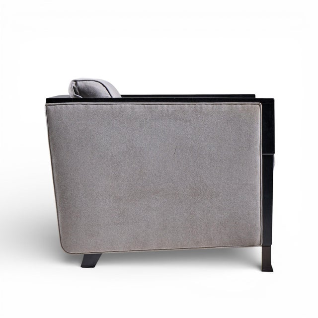 Bill Sofield for Baker Furniture Salon Lounge Chairs - Pair For Sale - Image 11 of 13