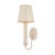 Metal Mitzi Yara 6.5 in. 1 Light Wall Sconce in Soft Bisque Finish For Sale - Image 7 of 7