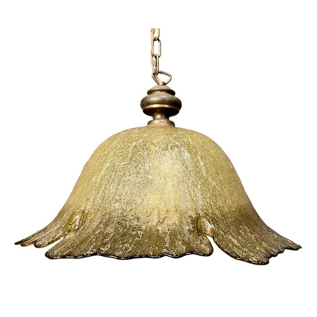 Vintage Murano Glass Pendant Light, 1960s For Sale