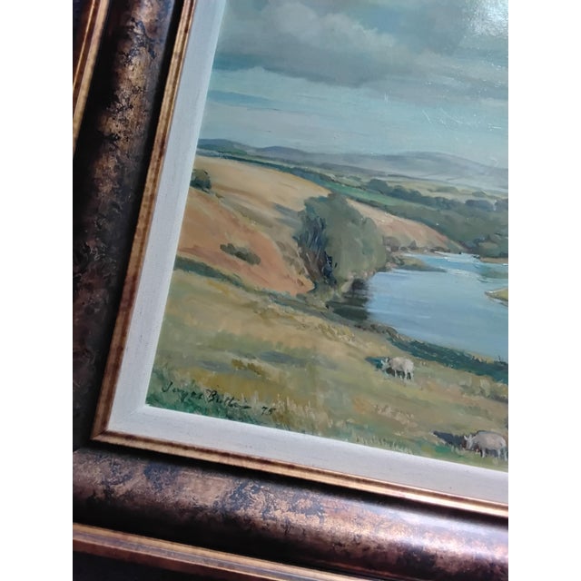 An original oil by Joyce Butler. I have to confirm not a lot is known about this artist. from research, there is someone...