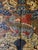 A rare Qing dynasty military mandarin square, stitched in painstaking petit point on silk gauze. A blue lion, the emblem...