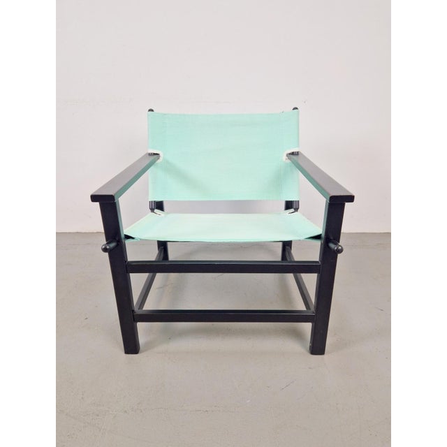 Vintage Safari Chair from Hyllinge Møbler, Denmark, 1970s For Sale - Image 3 of 9