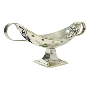 English Arts and Crafts Silver Bowl by George Laurence Conell, 1931
