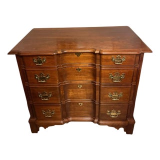 Late 20th Century Pennsylvania House Block Front Four Drawer Chest For Sale