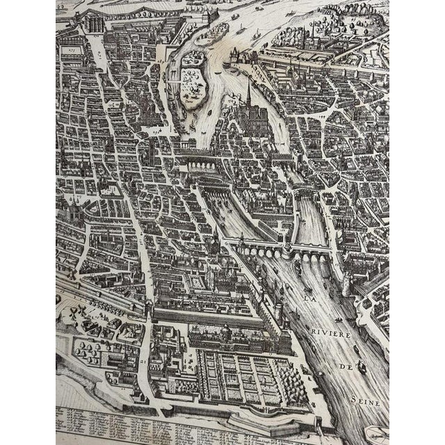Framed Map of Paris For Sale - Image 9 of 18
