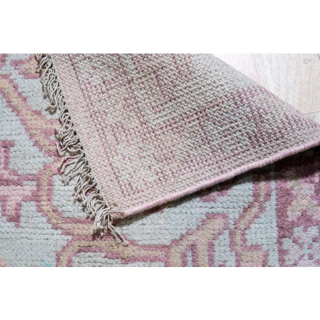 Textile 10x14 Lydia Oriental Coral Traditional Medallion Hand Knotted Wool Carpet Rug For Sale - Image 7 of 8