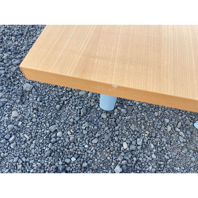 Cassina - Le Corbusier - Dining Table - Lc6 Dining Table Oak and Grey Metal Base For Sale - Image 14 of 18