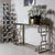 Silver Late-20th Century Hollywood Regency Style Metal and Glass Consoles For Sale - Image 8 of 10