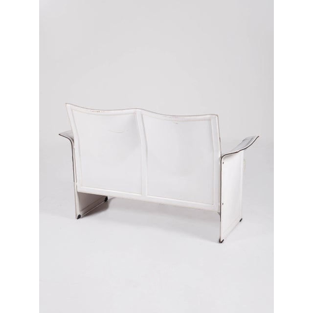 Tito Agnoli for Matteo Grassi, Korium sofa, leather and metal, Italy, 1970s. Iconic leather sofa featuring a strong...