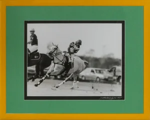 Polo Match B&W Photograph