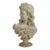An exquisite antique Italian Classical alabaster bust, en verso signed by P. Bazzanti and dating to approximately 1890....