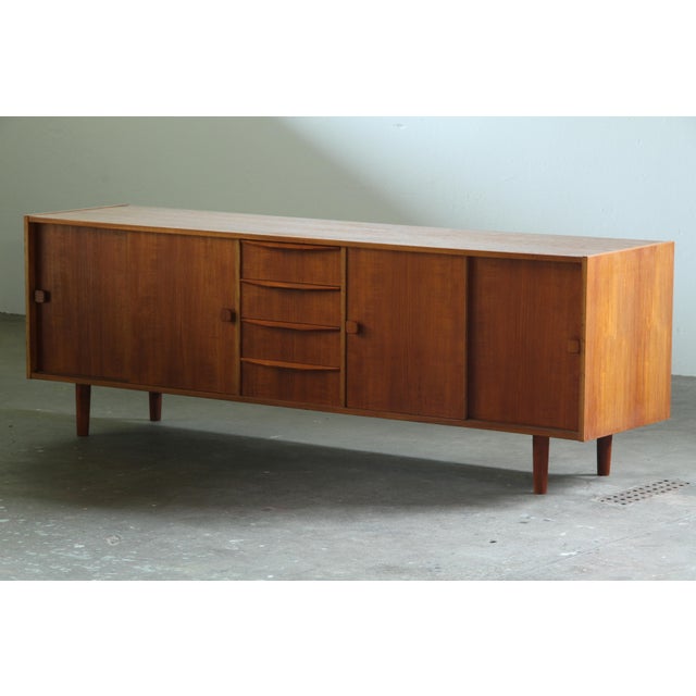 Mid-Century Danish Lowboard in Teak, 1960s For Sale - Image 18 of 18