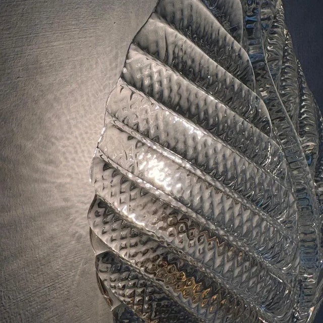 1940s Ribbed Leaf Wall Light by Barovier & Toso, 1940 For Sale - Image 5 of 18