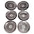 Glass Art Deco Guebwiller Plates in Glass by Rene Lalique, France, 1926, Set of 6 For Sale - Image 7 of 7