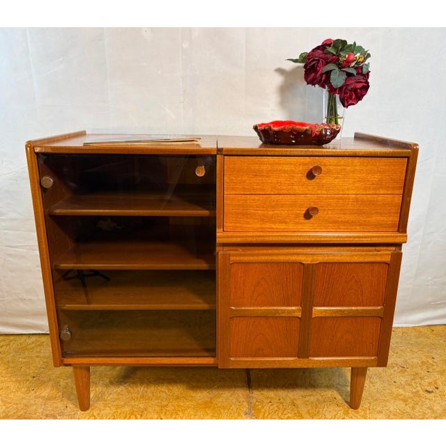 Mid-Century Modern Teak Music Cabinet by Nathan, 1960 For Sale - Image 13 of 14