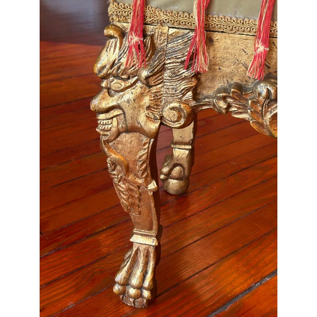 Mid 20th Century Mid 20th Century Bohemian Ottoman For Sale - Image 5 of 7