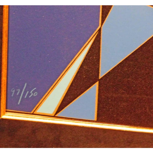 Paper Neal Doty "A Man of Colors" Framed Hand Signed Serigraph Silkscreen Artwork For Sale - Image 7 of 7