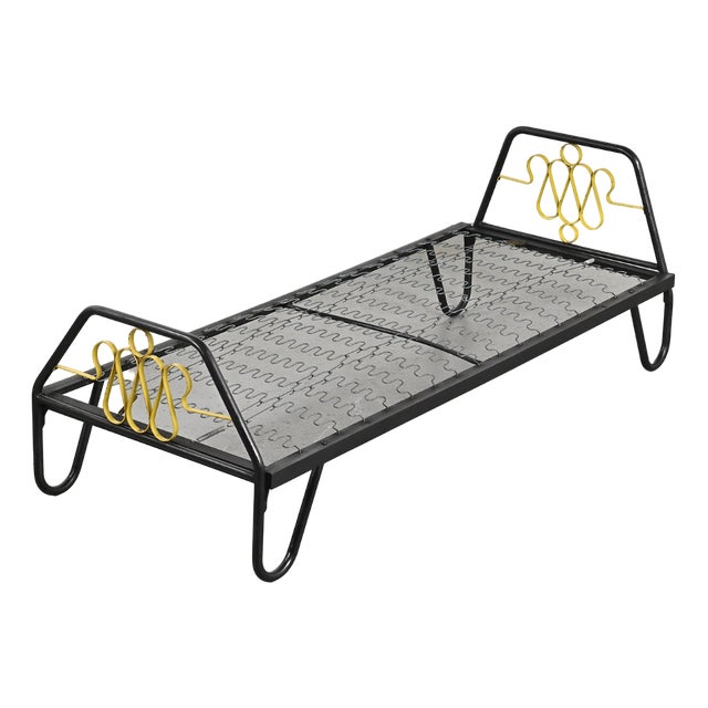 Vintage Daybed by Jacques Hitier, 1950s For Sale