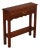 Chippendale Style Narrow One Drawer Small Console Table For Sale