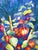 Why This Work Matters Chinese Lantern #5 turns a garden favorite into a radiant field of glowing color, where fiery pods...